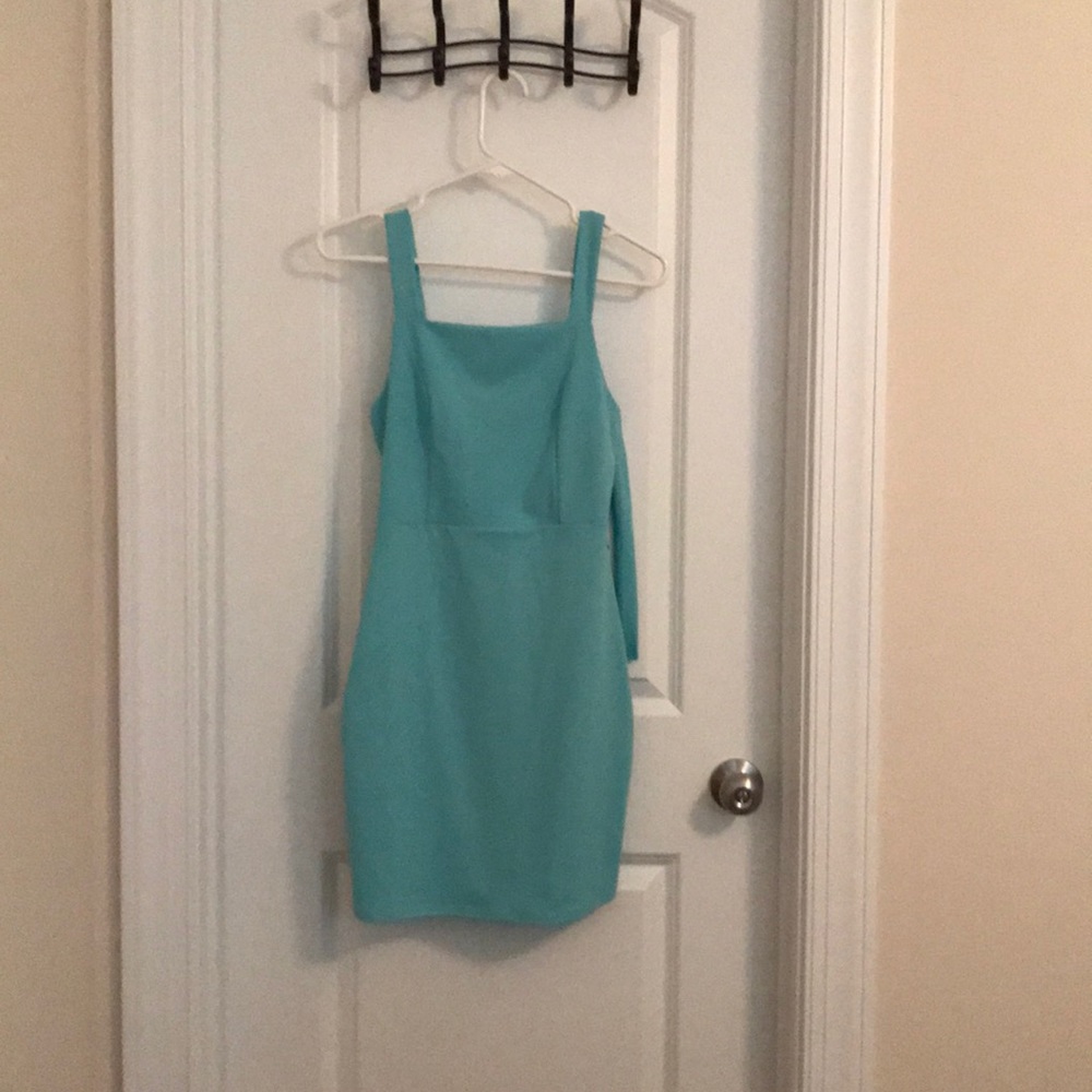 Teal dress